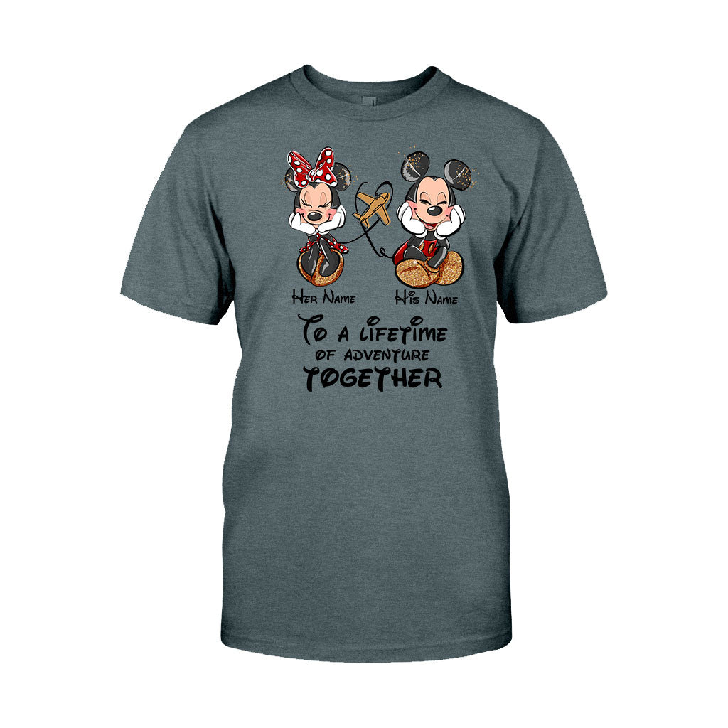 Personalized Disney Adventure T-shirt & Hoodie for Couples T-shirt & Hoodie GradoCreations