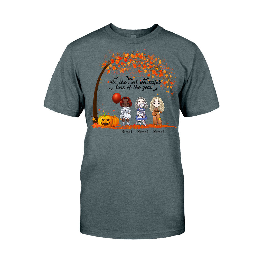 Personalized Halloween Bestie T-Shirt & Hoodie Gift for Friends T-shirt & Hoodie GradoCreations
