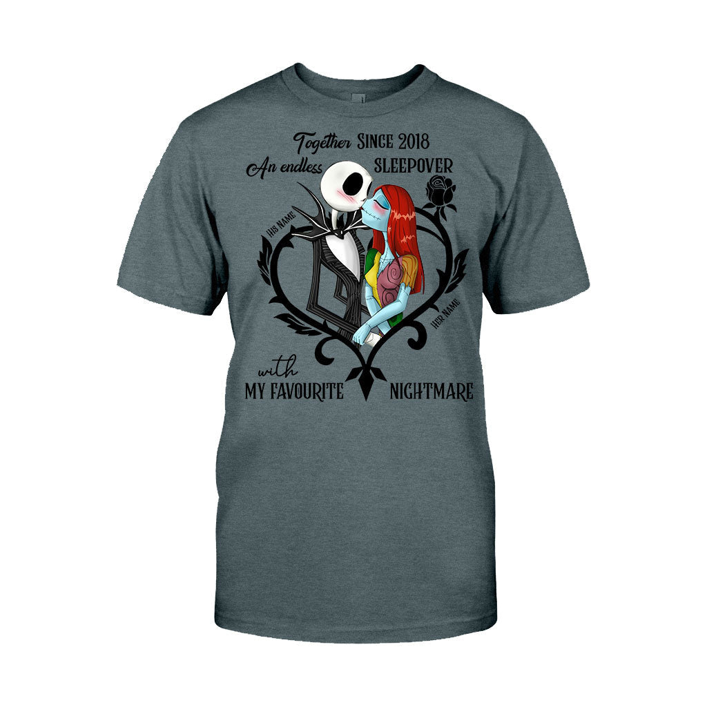Personalized Nightmare T-shirt and Hoodie Gift for Couples T-shirt & Hoodie GradoCreations