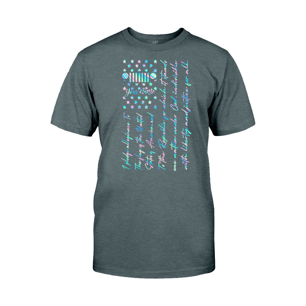 Personalized Independence Day T-shirt & Hoodie with Custom Name T-shirt & Hoodie GradoCreations