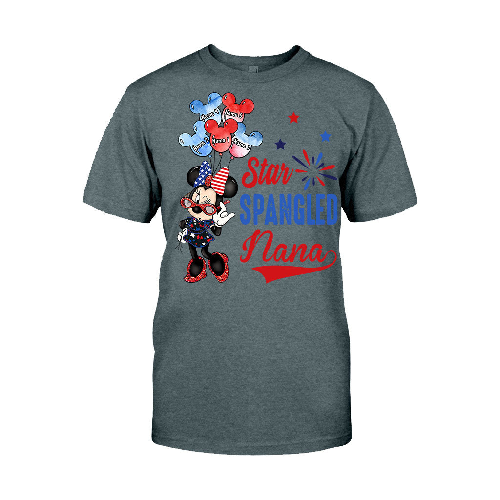 Personalized Independence Day Grandma T-shirt and Hoodie Gift T-shirt & Hoodie GradoCreations