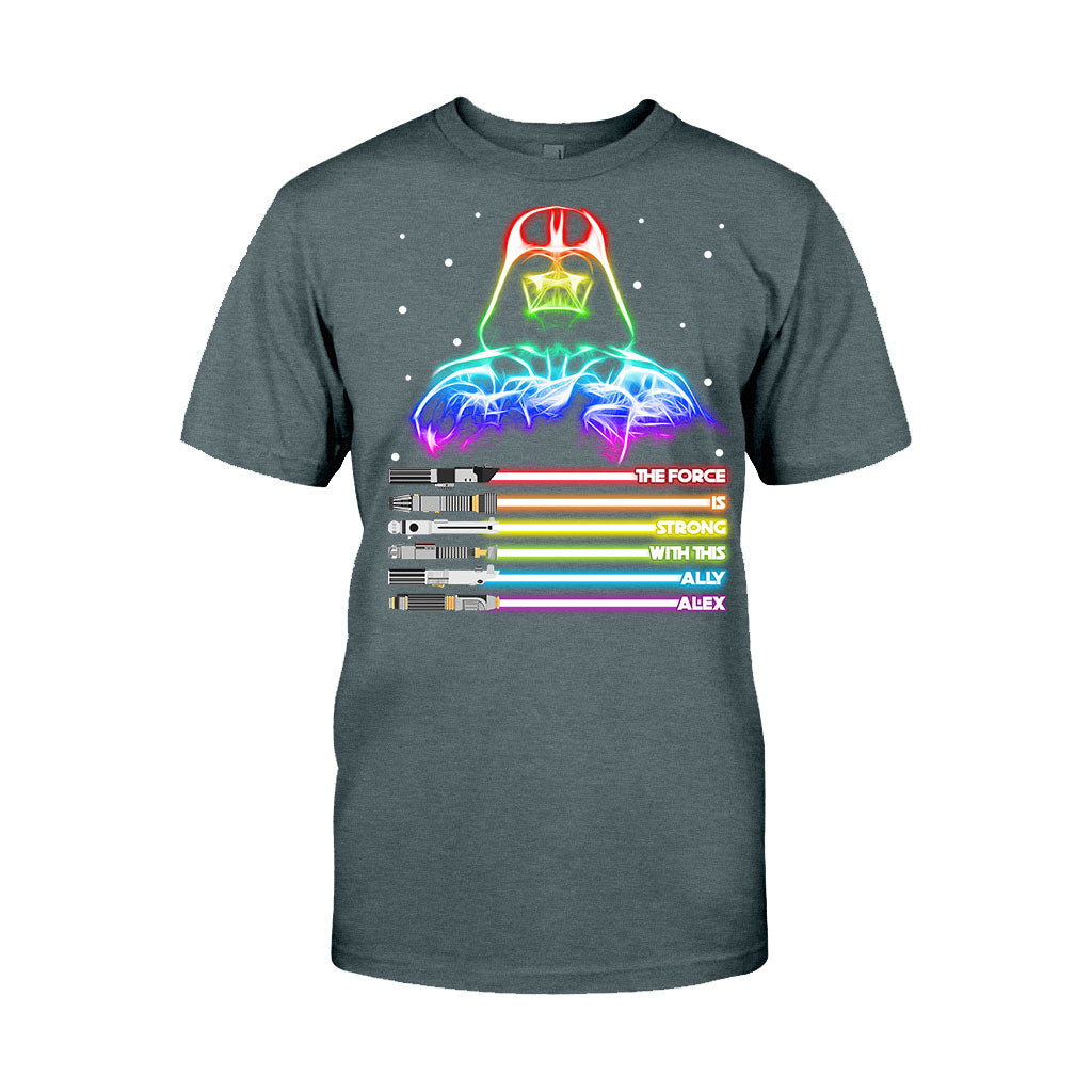 Personalized LGBT Support T-Shirt & Hoodie with Custom Name T-shirt & Hoodie GradoCreations