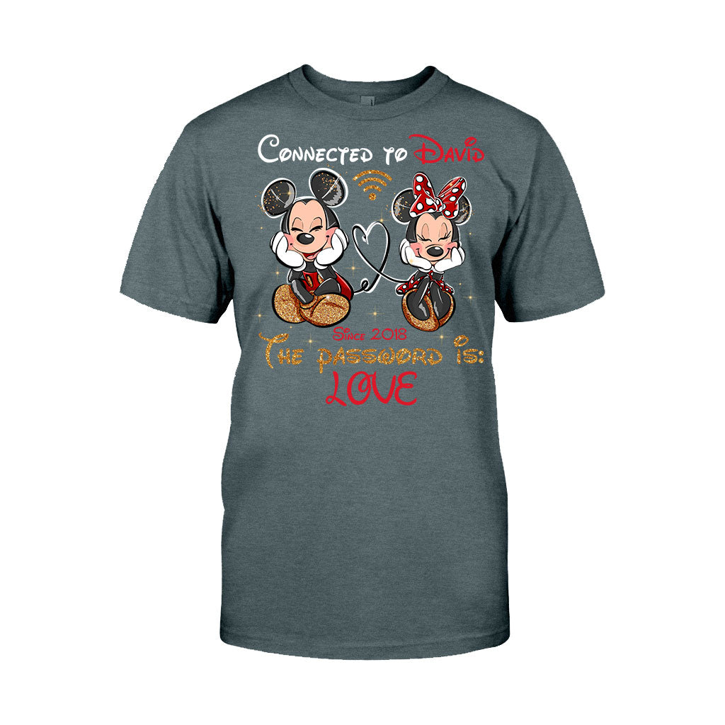 Personalized Couple T-shirt and Hoodie with Custom Names & Year T-shirt & Hoodie GradoCreations