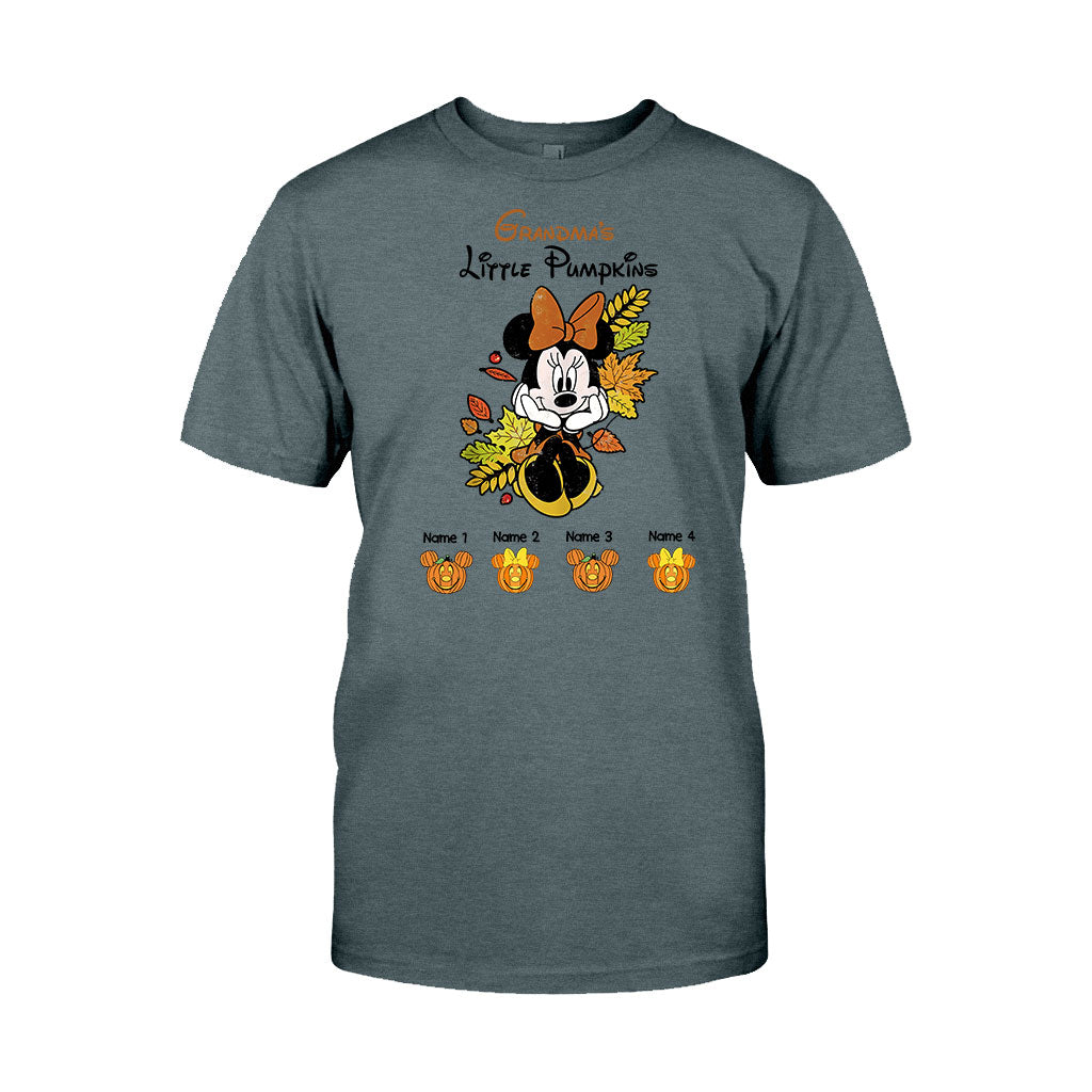 Personalized Grandma T-Shirt & Hoodie with Little Pumpkins Design T-shirt & Hoodie GradoCreations