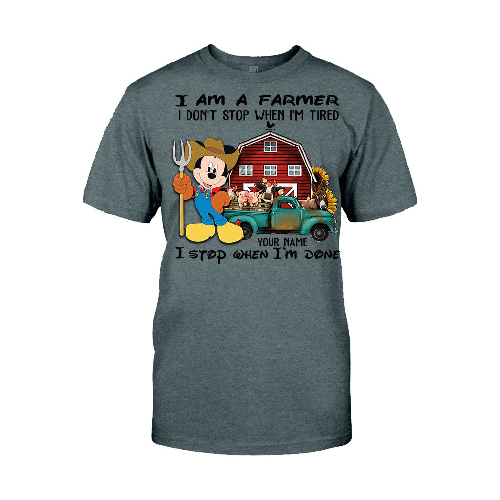 Personalized Farmer T-Shirt & Hoodie Custom Name Gift T-shirt & Hoodie GradoCreations