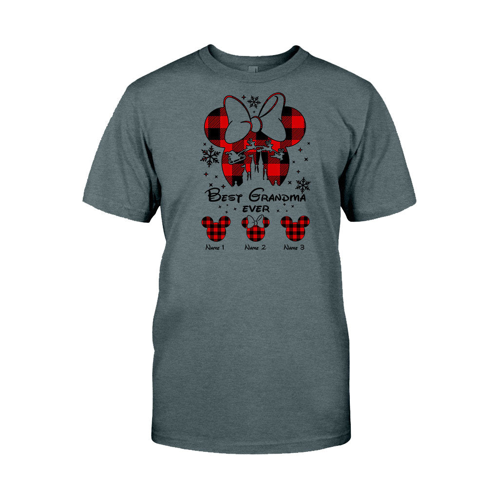 Personalized Christmas T-shirt & Hoodie Gift for Grandma T-shirt & Hoodie GradoCreations
