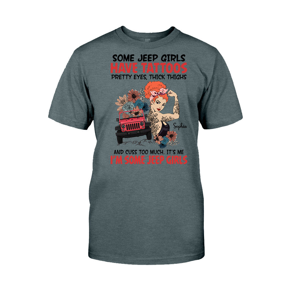 Personalized Jeep Girls T-Shirt Custom Name Gift for Her T-shirt & Hoodie GradoCreations