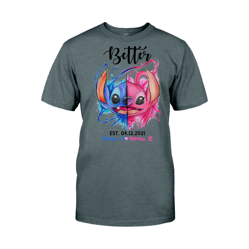 Personalized Couple Ohana T-shirts Hoodies Unique Gift Idea T-shirt & Hoodie GradoCreations