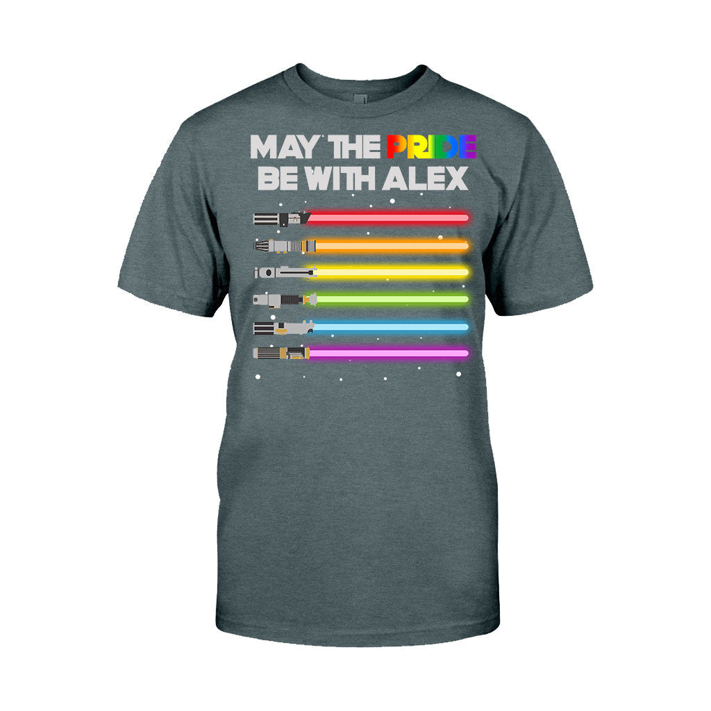 Personalized LGBT Pride T-shirt & Hoodie with Custom Name T-shirt & Hoodie GradoCreations