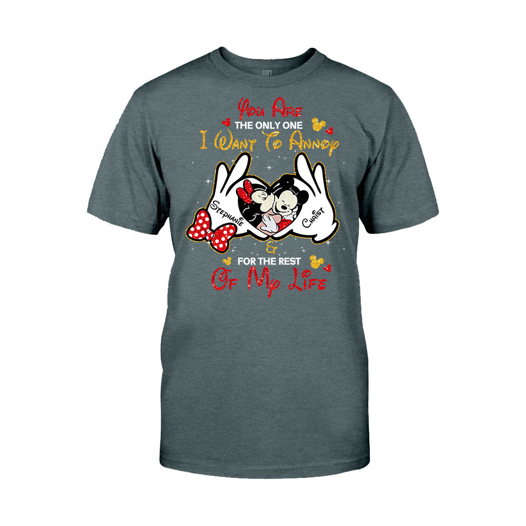 Personalized Couple T-shirt & Hoodie Custom Name Gift T-shirt & Hoodie GradoCreations