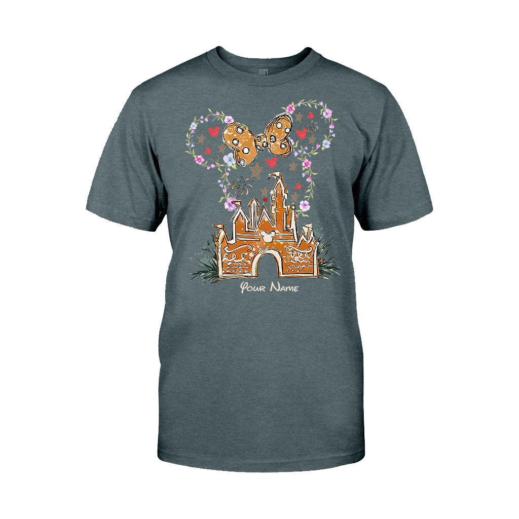 Personalized Merry Christmas Mouse T-shirt & Hoodie Custom Name Gift T-shirt & Hoodie GradoCreations