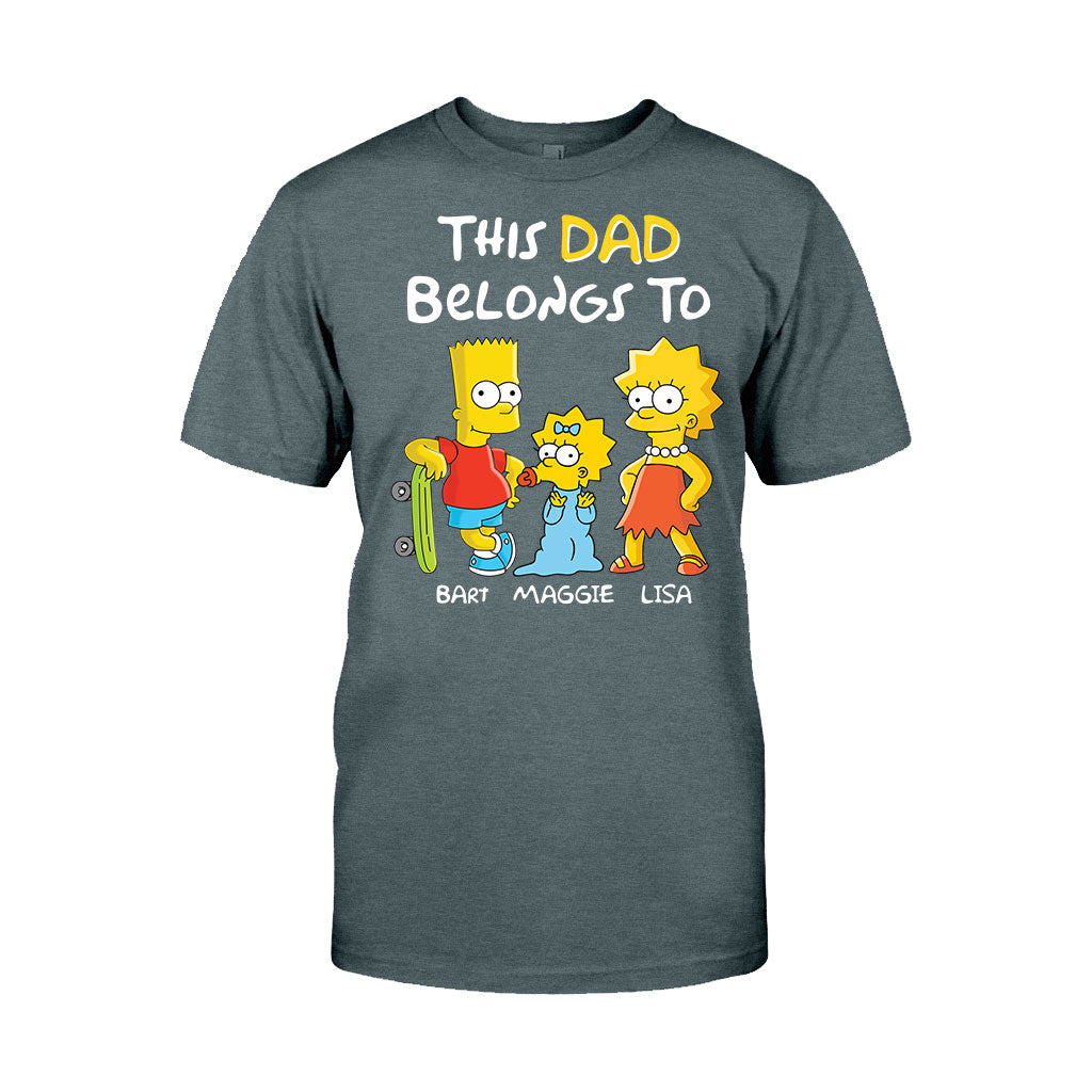Personalized Dad T-shirt Hoodie Custom Family Gift T-shirt & Hoodie GradoCreations
