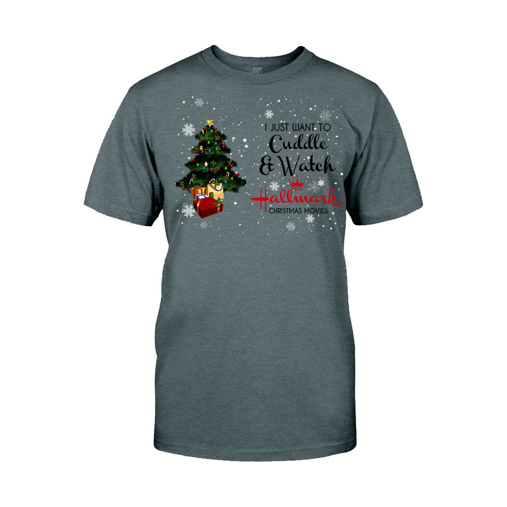 Personalized Christmas T-shirt & Hoodie for Cuddle Lovers T-shirt & Hoodie GradoCreations