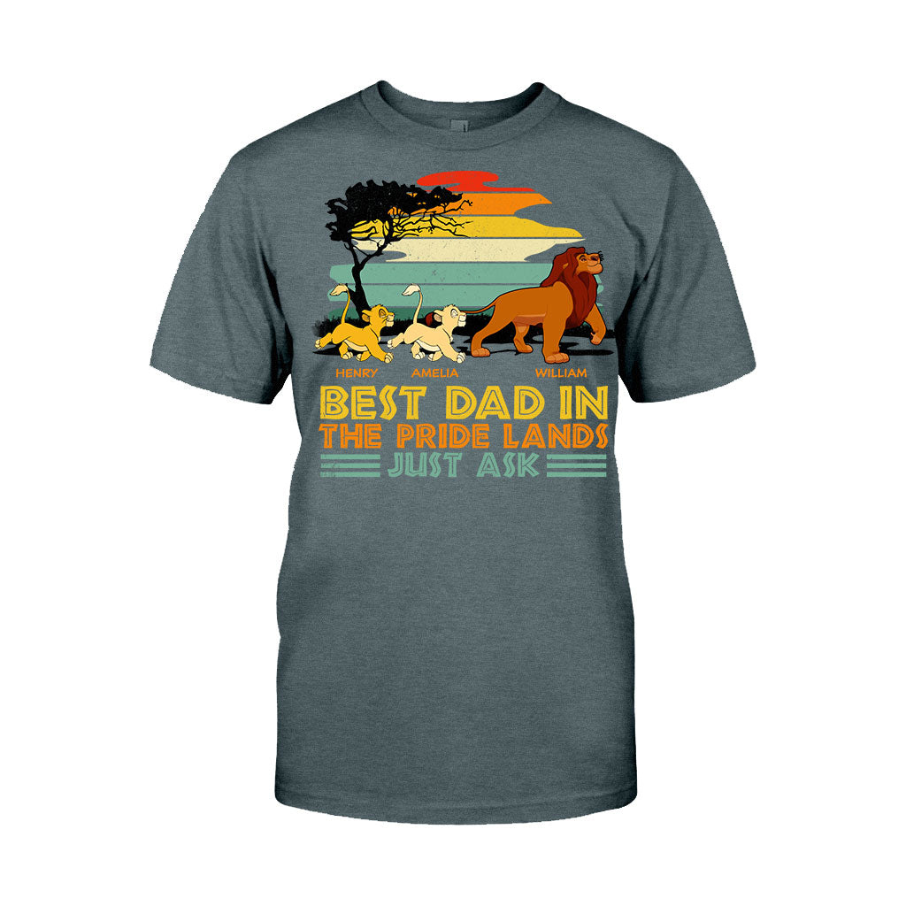 Personalized Best Dad T-Shirt & Hoodie for Father's Day Gift T-shirt & Hoodie GradoCreations