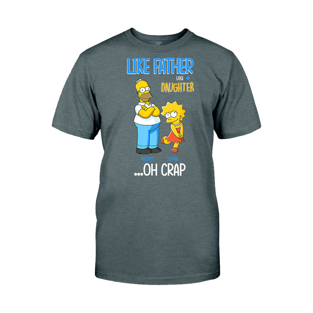 Personalized Father Daughter T-shirt and Hoodie Custom Name Gift T-shirt & Hoodie GradoCreations