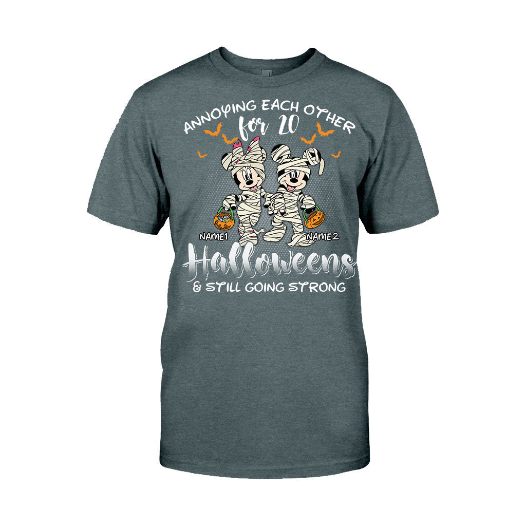 Personalized Halloween Mouse T-shirt & Hoodie Unique Couple Gift T-shirt & Hoodie GradoCreations