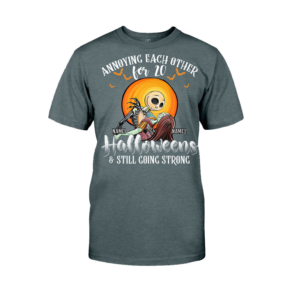 Personalized Halloween T-shirt & Hoodie Custom Names Gift T-shirt & Hoodie GradoCreations