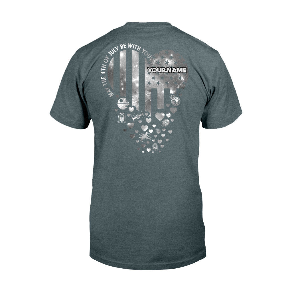 Personalized Independence Day T-Shirt & Hoodie Custom Name Star Wars Gift T-shirt & Hoodie GradoCreations