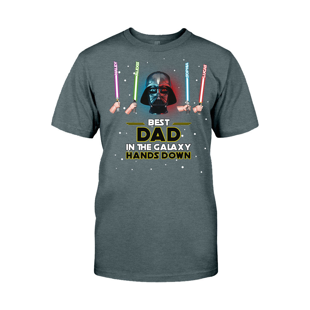 Personalized Best Dad in the Galaxy T-shirt & Hoodie Gift T-shirt & Hoodie GradoCreations