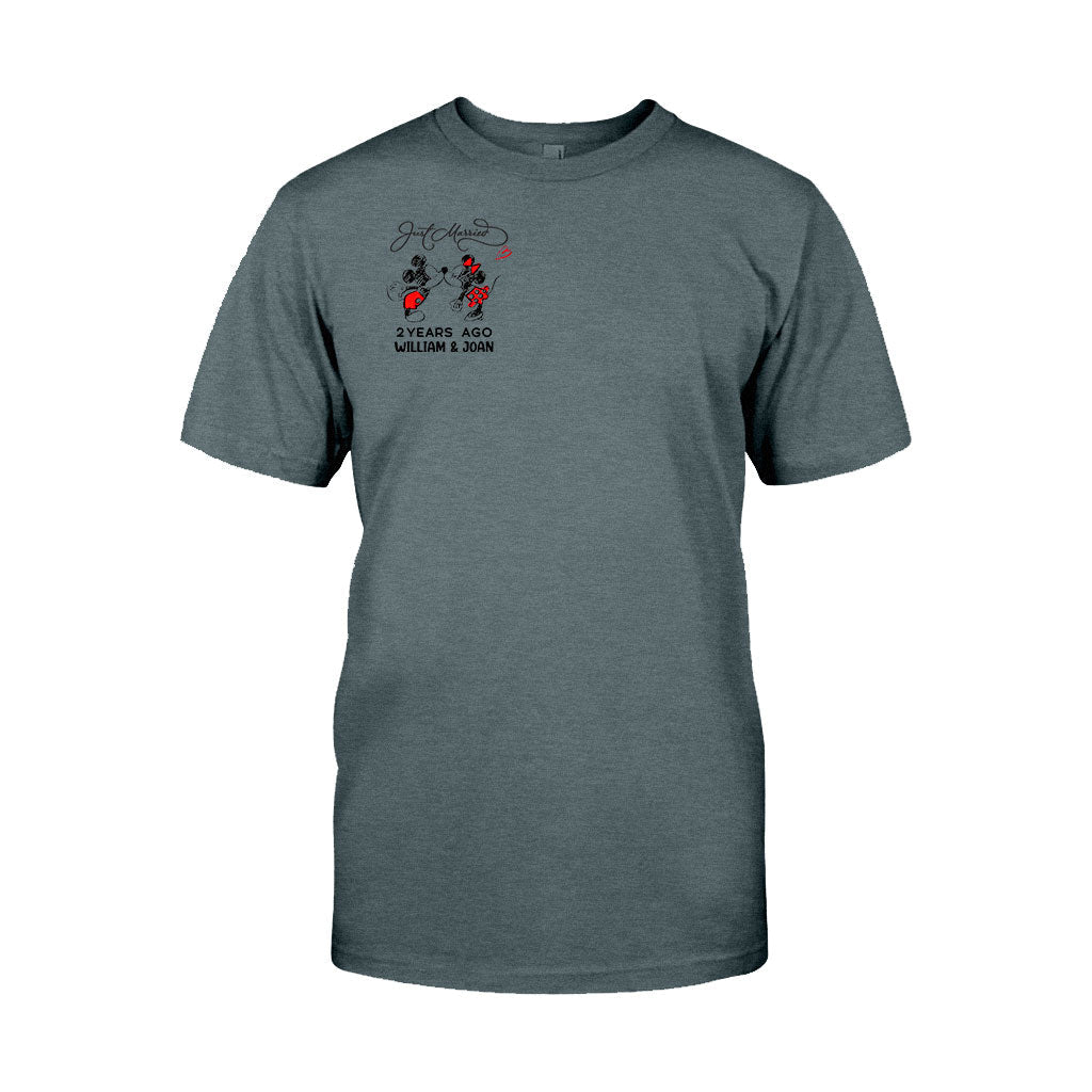 Personalized Just Married Couple T-Shirt & Hoodie Gift T-shirt & Hoodie GradoCreations