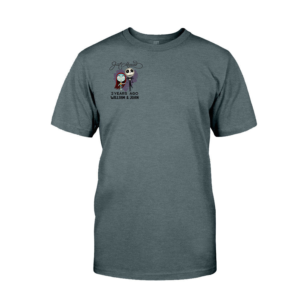 Personalized Just Married Couple T-shirt & Hoodie Gift T-shirt & Hoodie GradoCreations