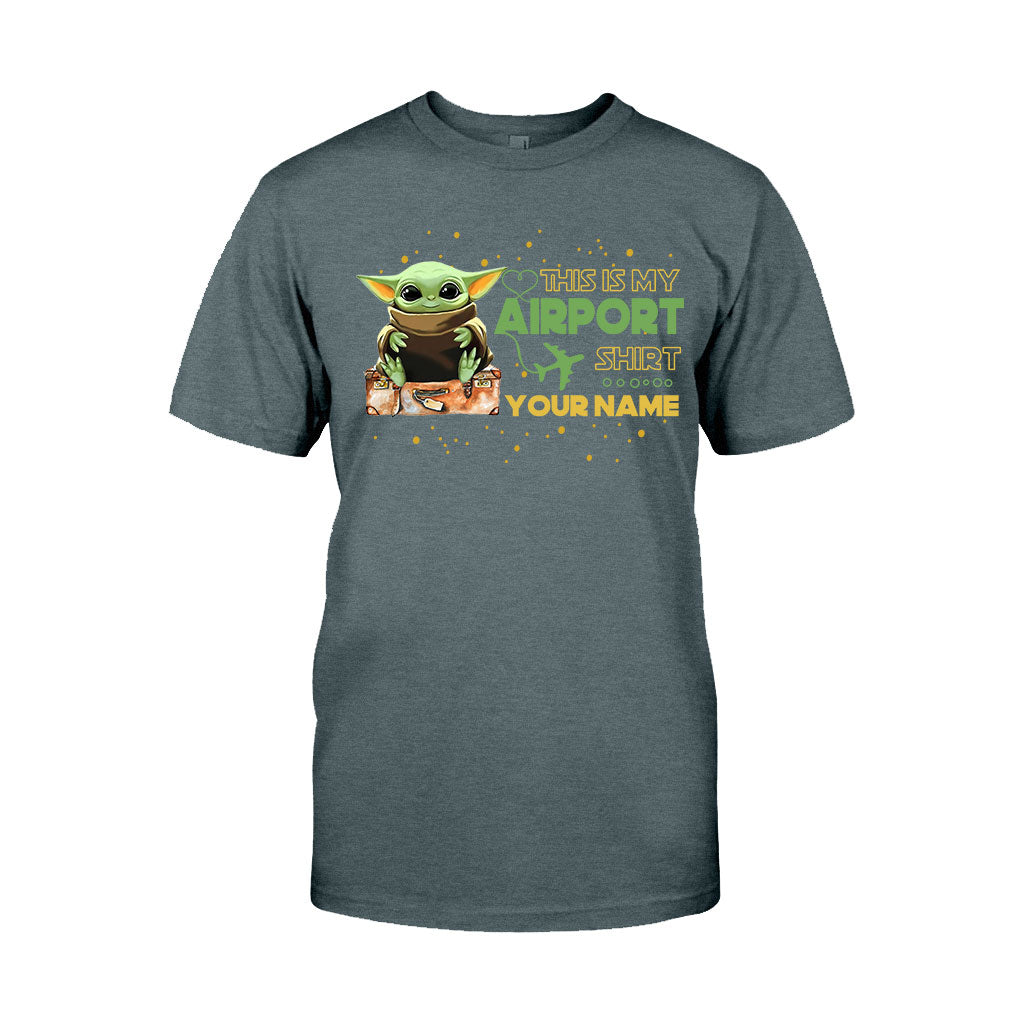 Personalized Airport Shirt Featuring Custom Name T-shirt & Hoodie T-shirt & Hoodie GradoCreations