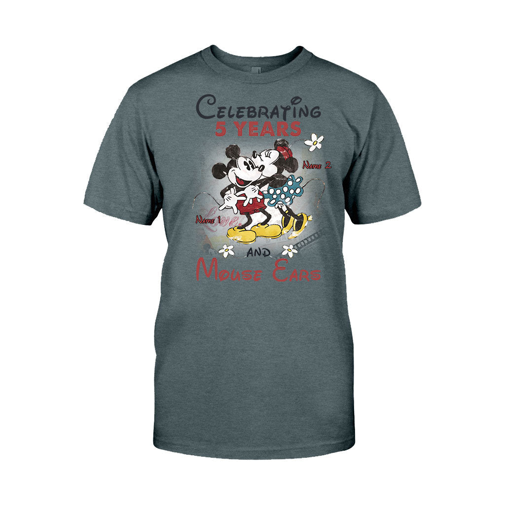 Personalized Couple Mouse T-shirt and Hoodie for Anniversary Gift T-shirt & Hoodie GradoCreations