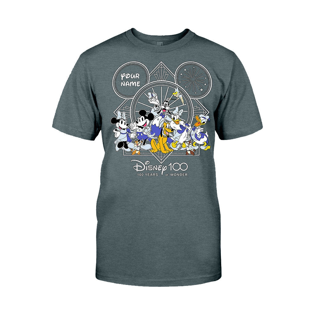 Personalized Disney 100 Years T-shirt & Hoodie with Custom Name for Birthday & Christmas T-shirt & Hoodie GradoCreations