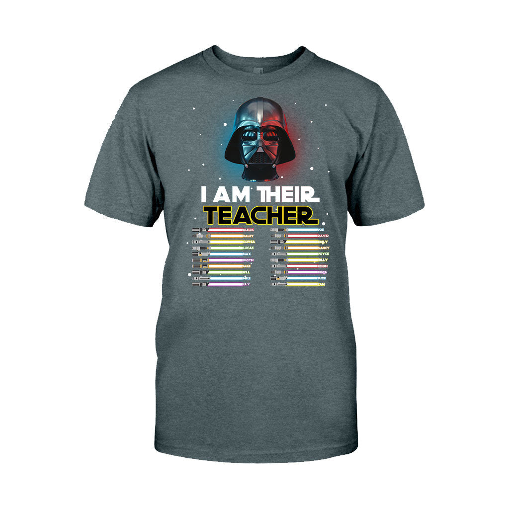 Personalized Teacher T-Shirt Custom Names Star Wars Gift T-shirt & Hoodie GradoCreations