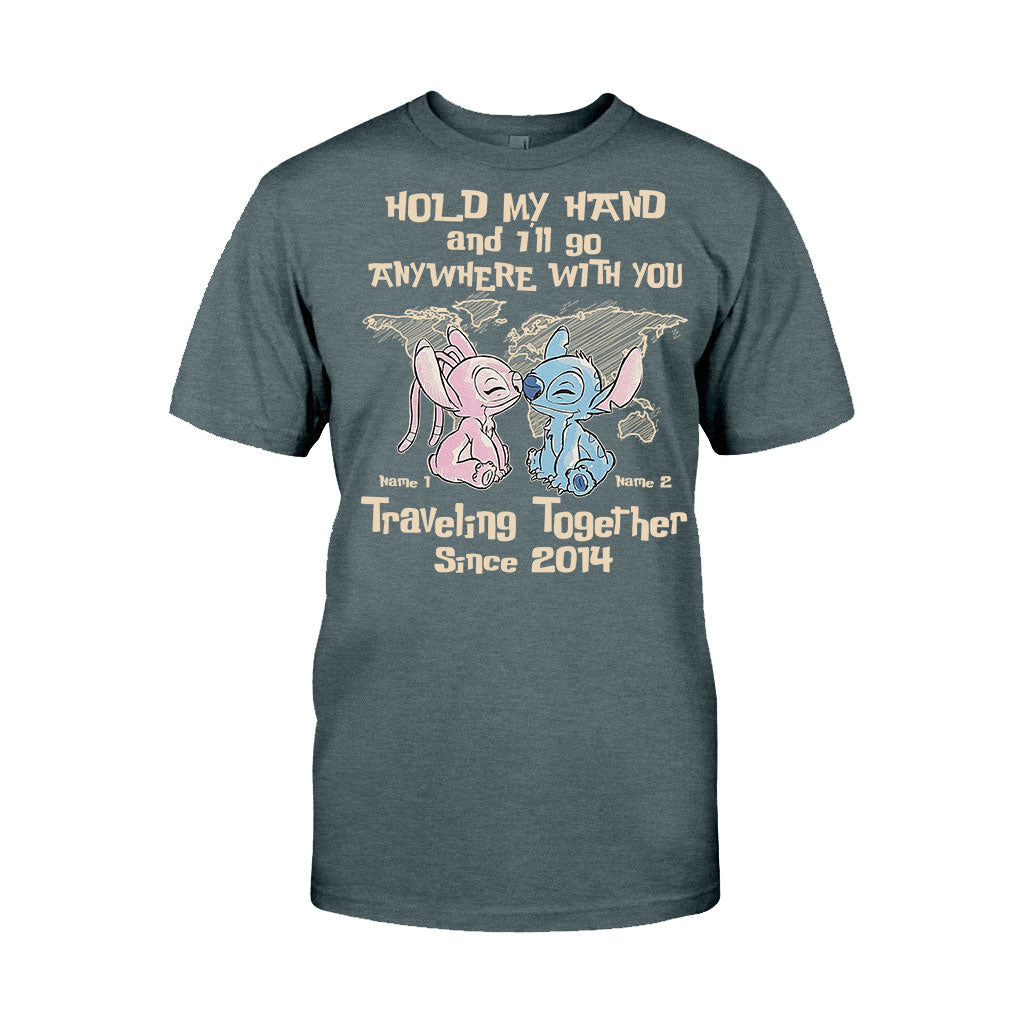 Personalized Couple Ohana T-Shirt & Hoodie Custom Names Gift T-shirt & Hoodie GradoCreations