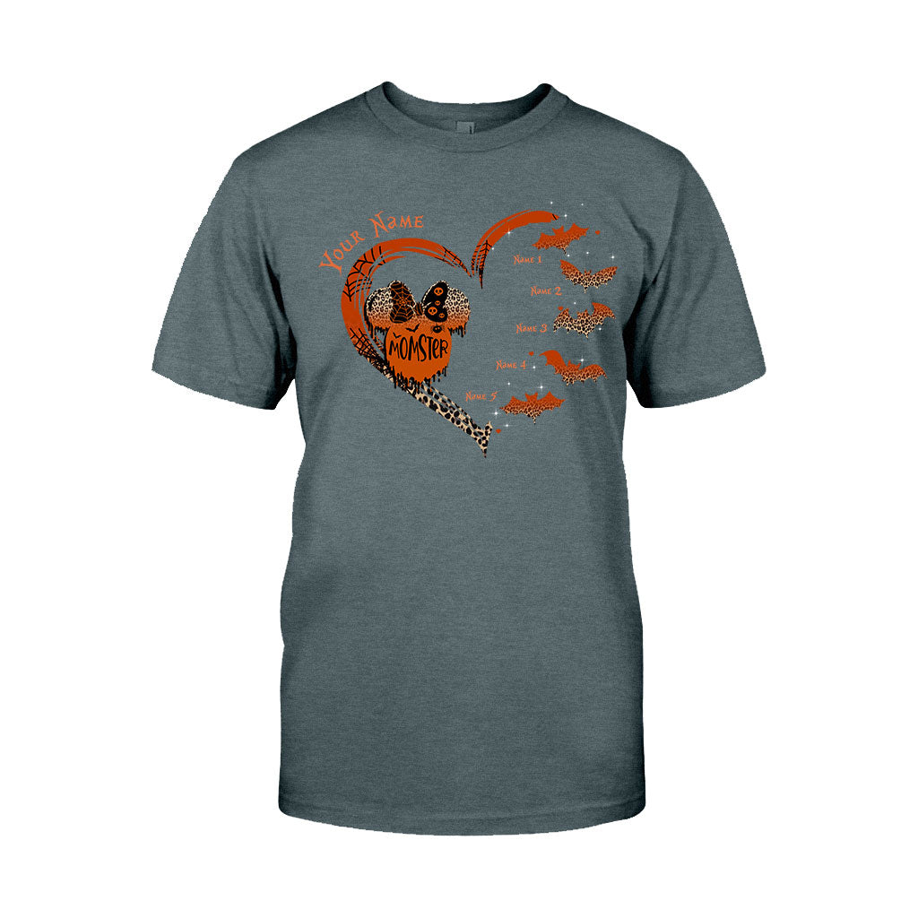 Personalized Halloween Momster T-Shirt & Hoodie Gift for Mom T-shirt & Hoodie GradoCreations