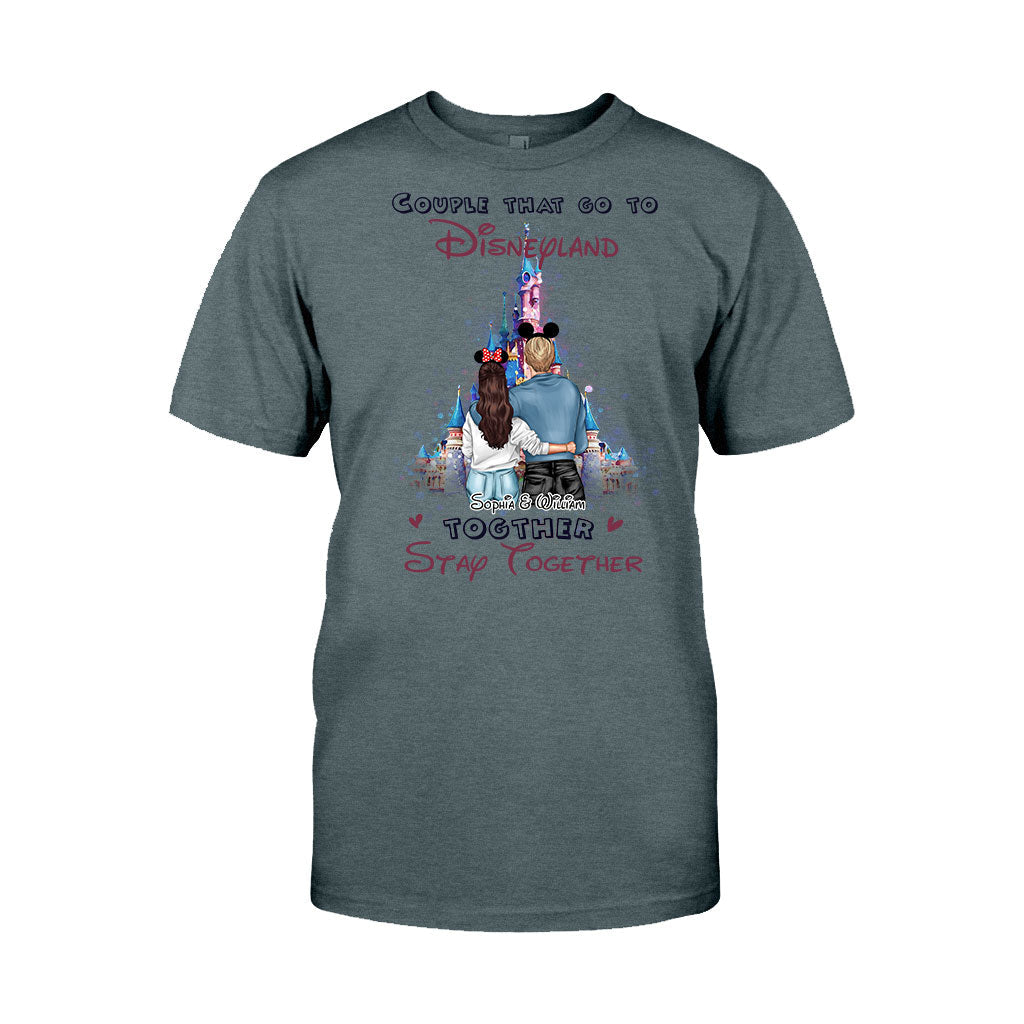 Personalized Disneyland Couple T-shirt & Hoodie Gift for Couples T-shirt & Hoodie GradoCreations