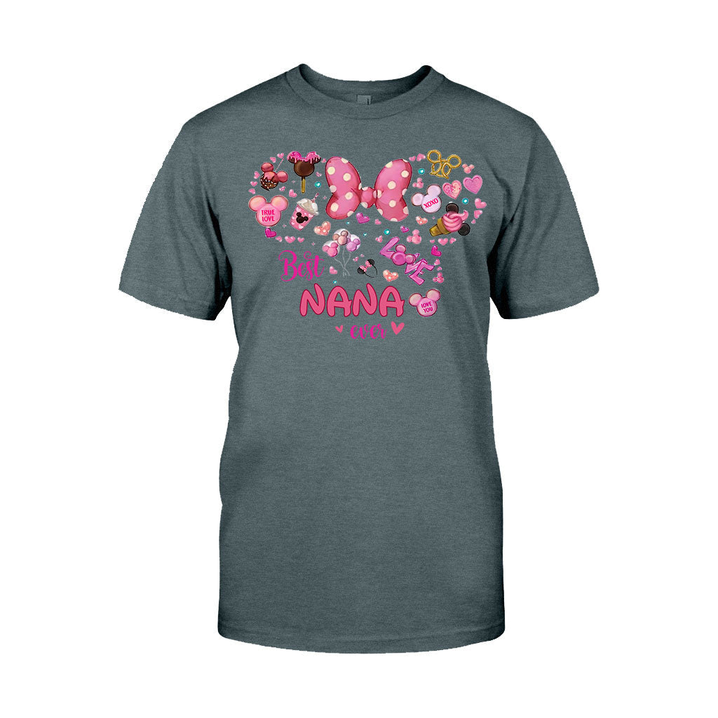 Personalized Best Nana Ever T-shirt & Hoodie Gift for Grandma T-shirt & Hoodie GradoCreations