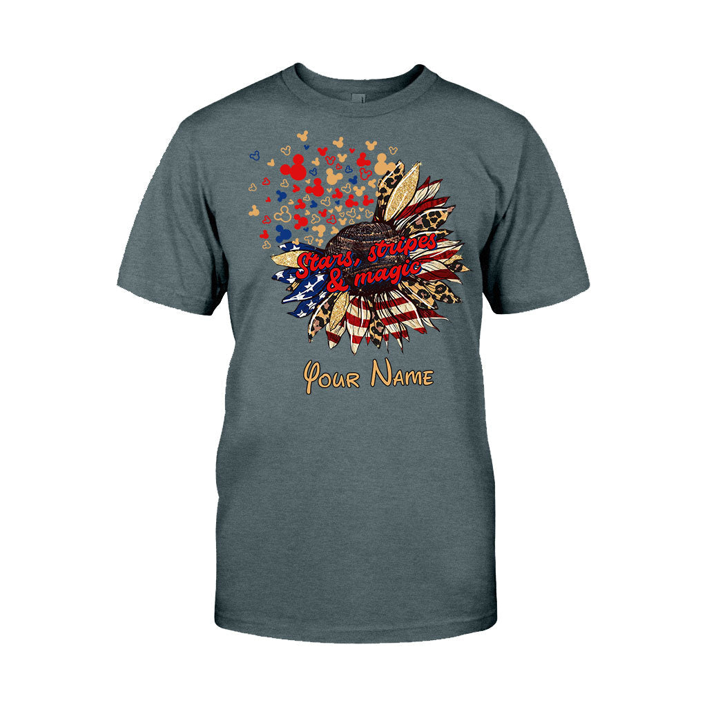 Personalized Independence Day T-Shirt & Hoodie with American Flag Design T-shirt & Hoodie GradoCreations