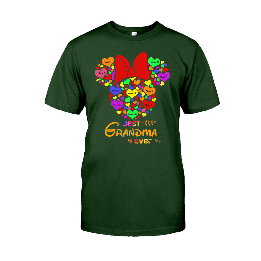 Personalized Mother's Day T-Shirt & Hoodie Best Grandma Ever Gift T-shirt & Hoodie GradoCreations