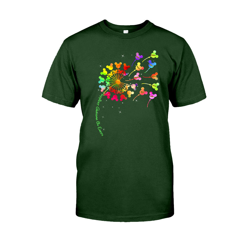 Personalized Happiest Grandma T-Shirt and Hoodie Gift T-shirt & Hoodie GradoCreations
