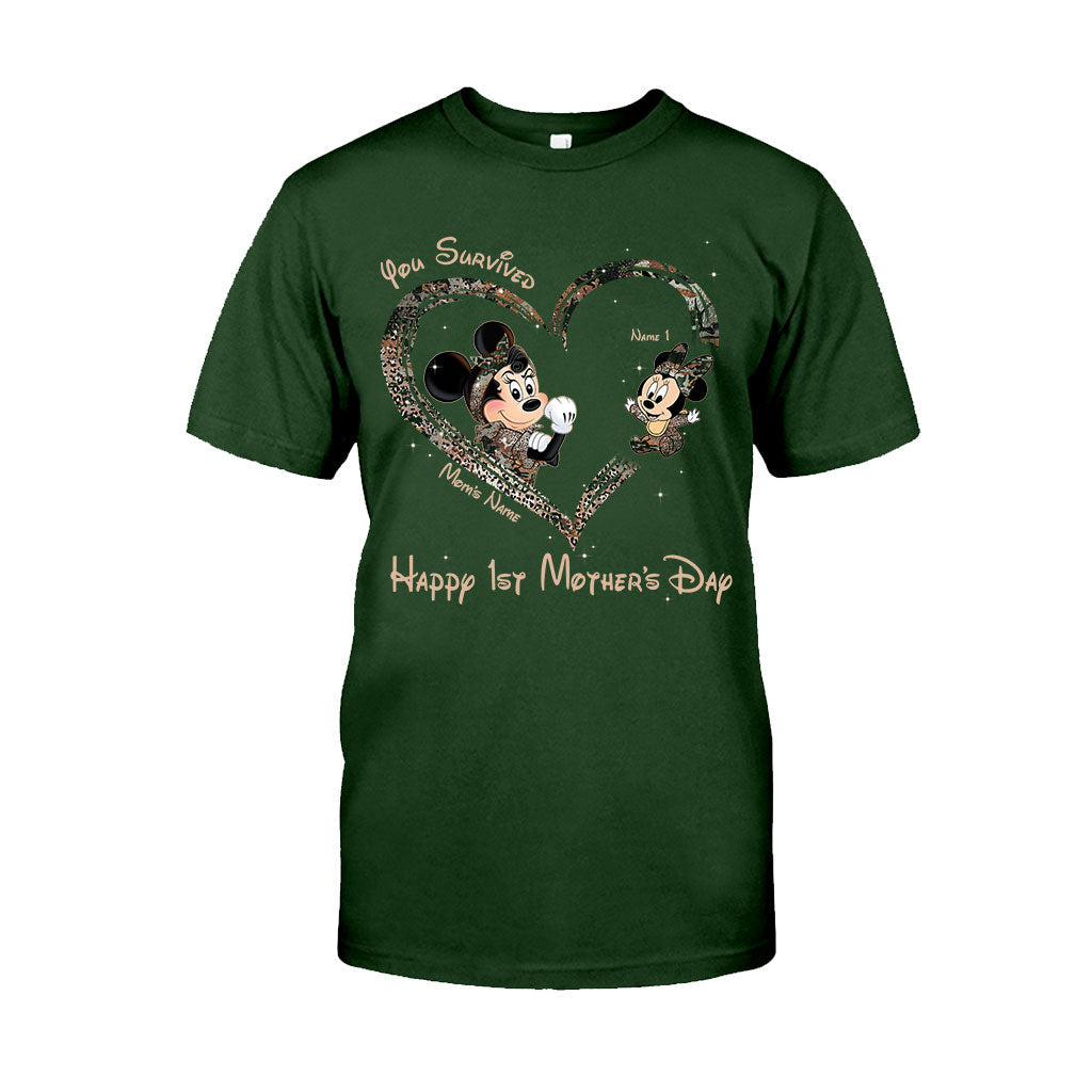 Personalized Mother's Day T-shirt & Hoodie You Survived Gift for Mom T-shirt & Hoodie GradoCreations