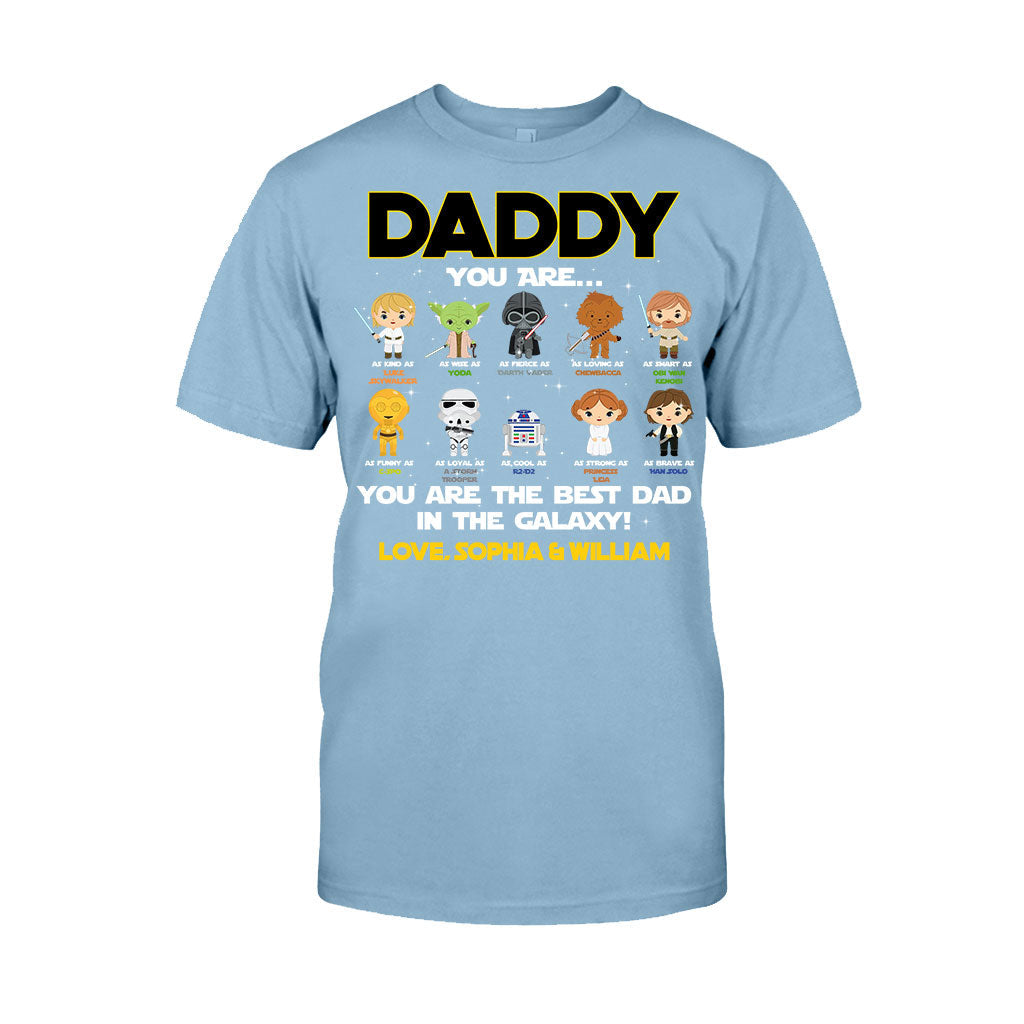 Personalized Father's Day T-shirt with Star Wars Design Gift for Dad T-shirt & Hoodie GradoCreations