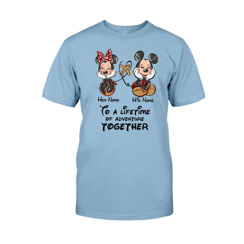 Personalized Disney Adventure T-shirt & Hoodie for Couples T-shirt & Hoodie GradoCreations