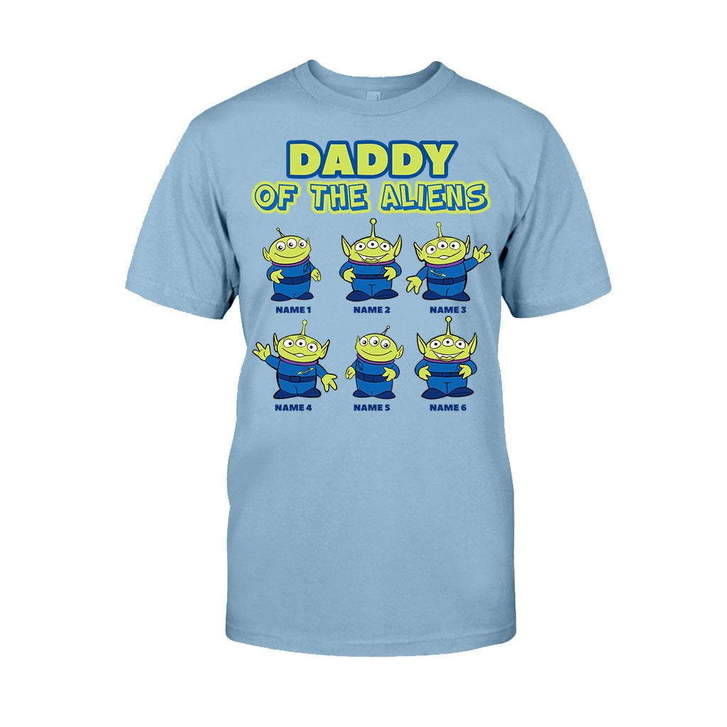 Personalized Daddy Of The Aliens T-Shirt & Hoodie Gift for Dad T-shirt & Hoodie GradoCreations