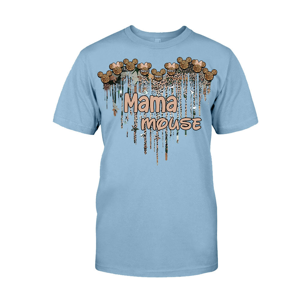Personalized Mama Mouse T-Shirt & Hoodie Gift for Mom T-shirt & Hoodie GradoCreations