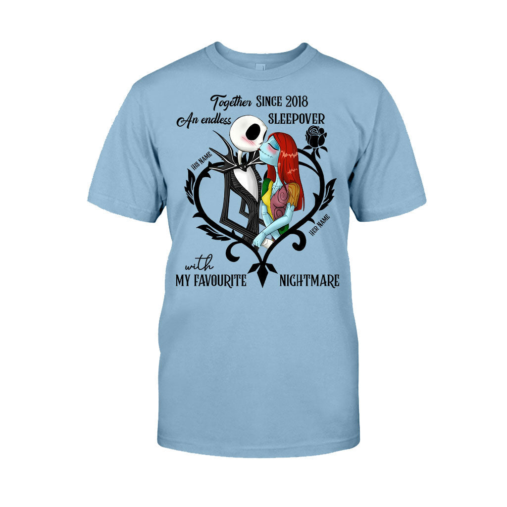 Personalized Nightmare T-shirt and Hoodie Gift for Couples T-shirt & Hoodie GradoCreations