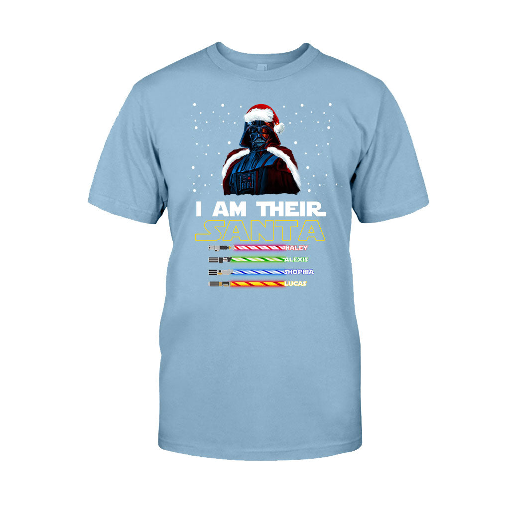 Personalized Christmas T-Shirt & Hoodie Gift for Dad - I Am Their Santa T-shirt & Hoodie GradoCreations
