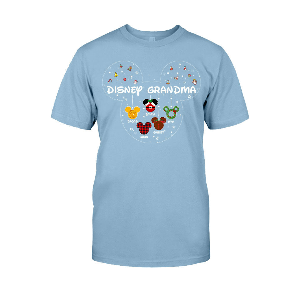 Personalized Christmas T-shirt and Hoodie for Grandma T-shirt & Hoodie GradoCreations
