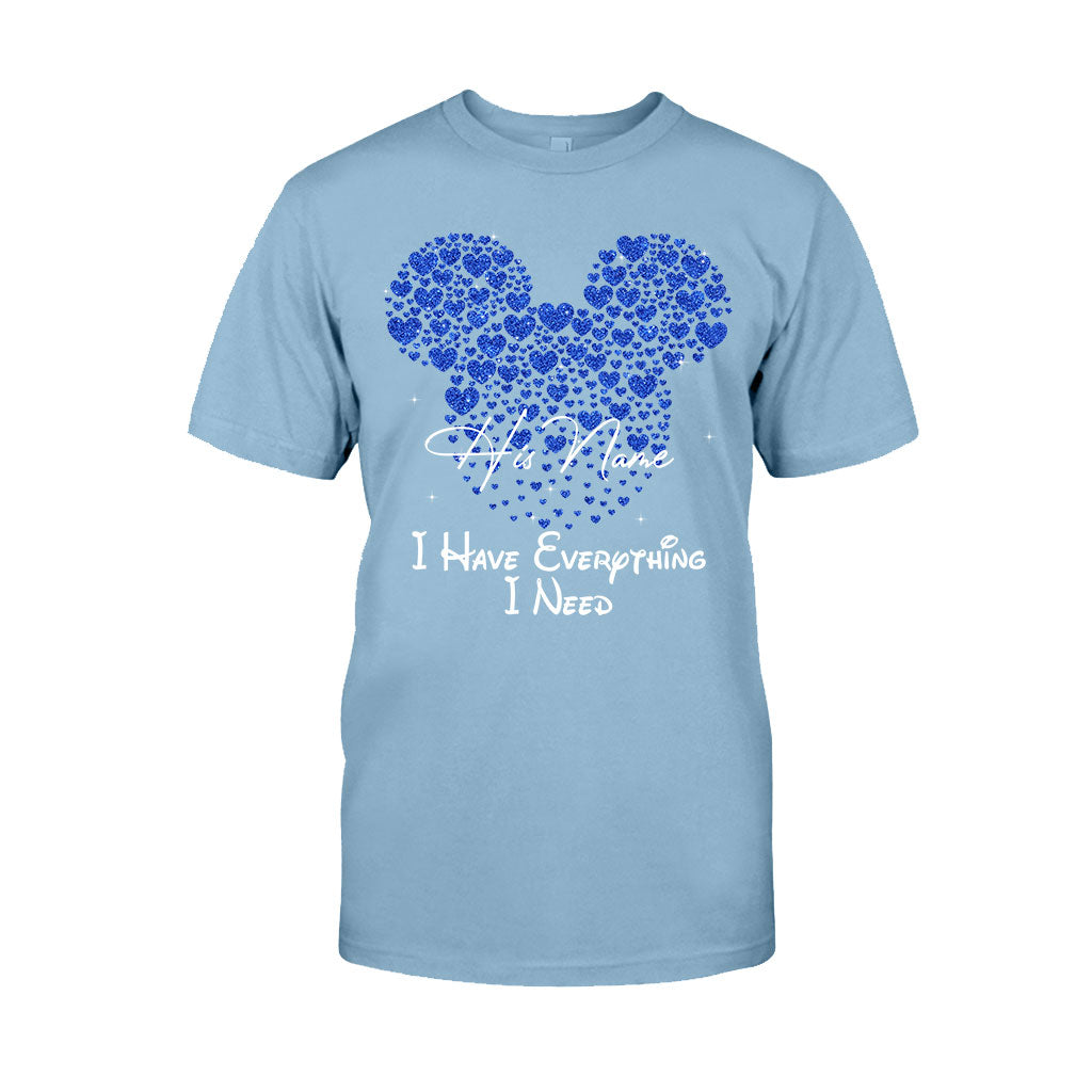 Personalized Mouse T-shirt & Hoodie Custom Name Gift for Couples T-shirt & Hoodie GradoCreations