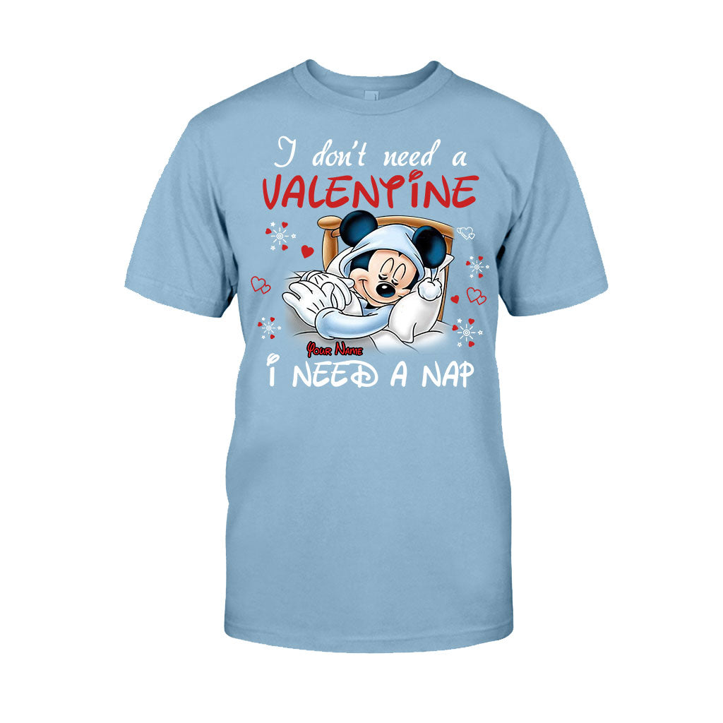 Personalized Valentine T-shirt with Mickey Mouse Design for Her T-shirt & Hoodie GradoCreations
