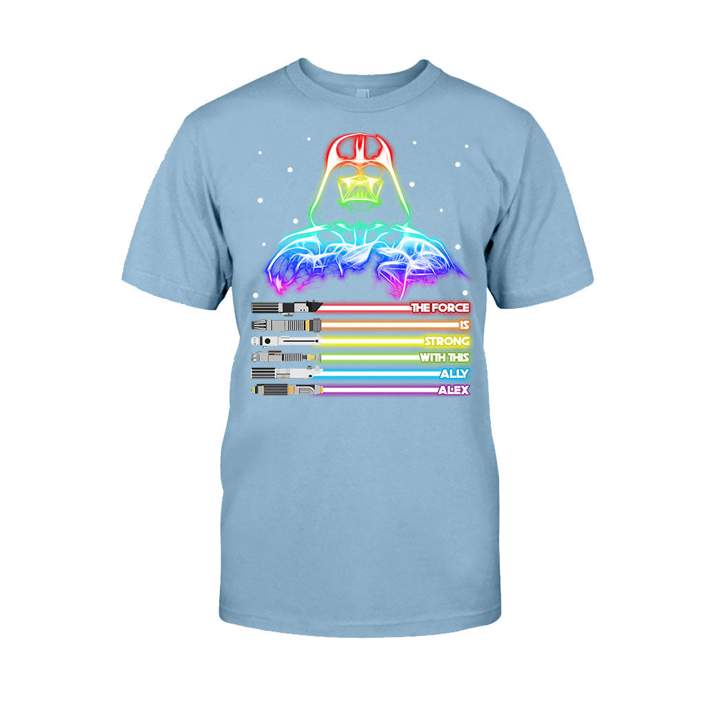 Personalized LGBT Support T-Shirt & Hoodie with Custom Name T-shirt & Hoodie GradoCreations
