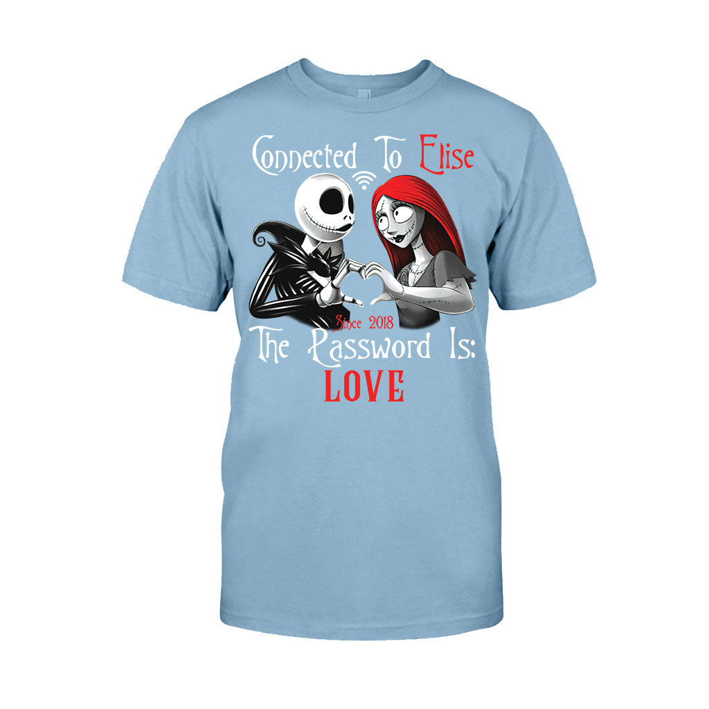 Personalized Couple T-Shirt & Hoodie with Custom Name Gift T-shirt & Hoodie GradoCreations