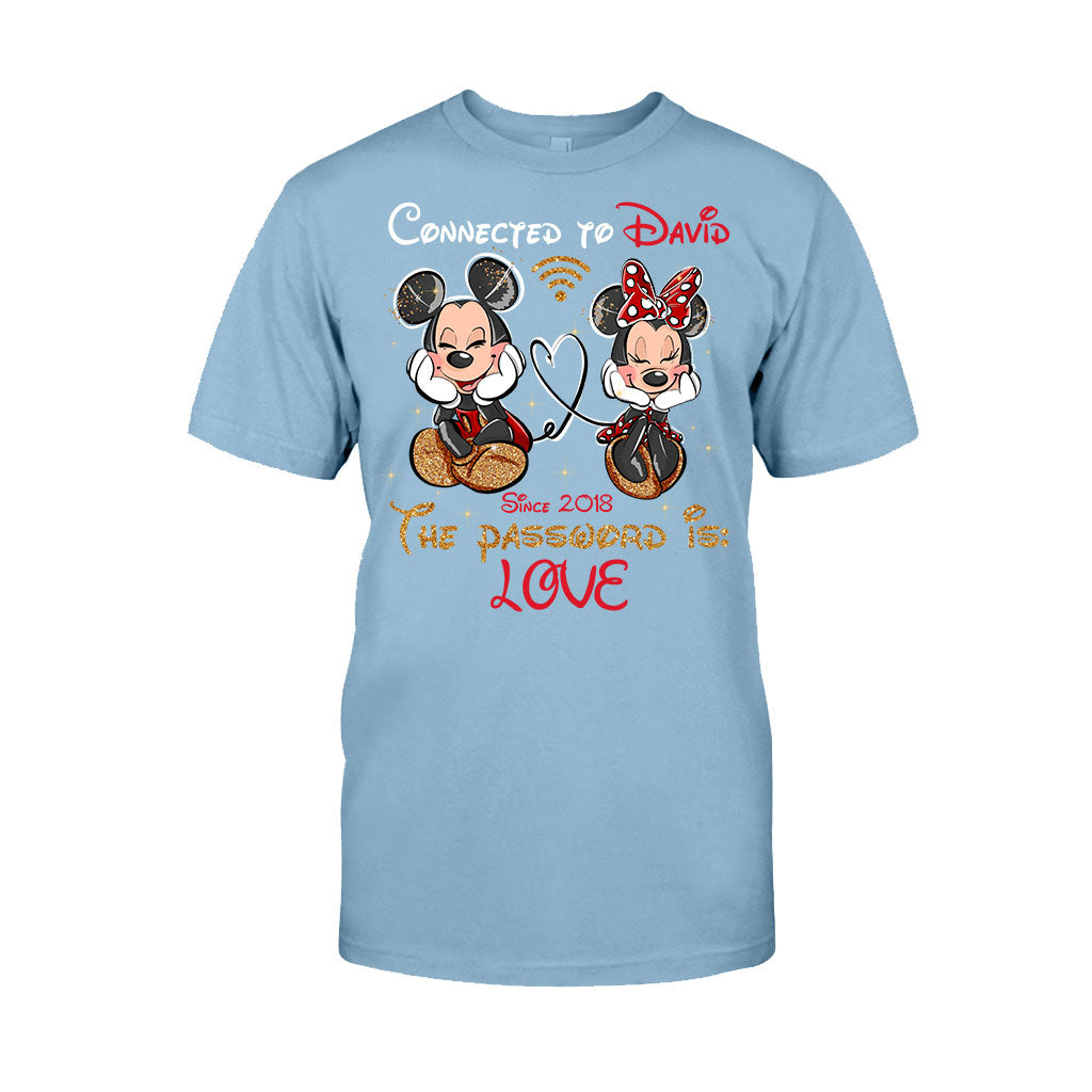 Personalized Couple T-shirt and Hoodie with Custom Names & Year T-shirt & Hoodie GradoCreations