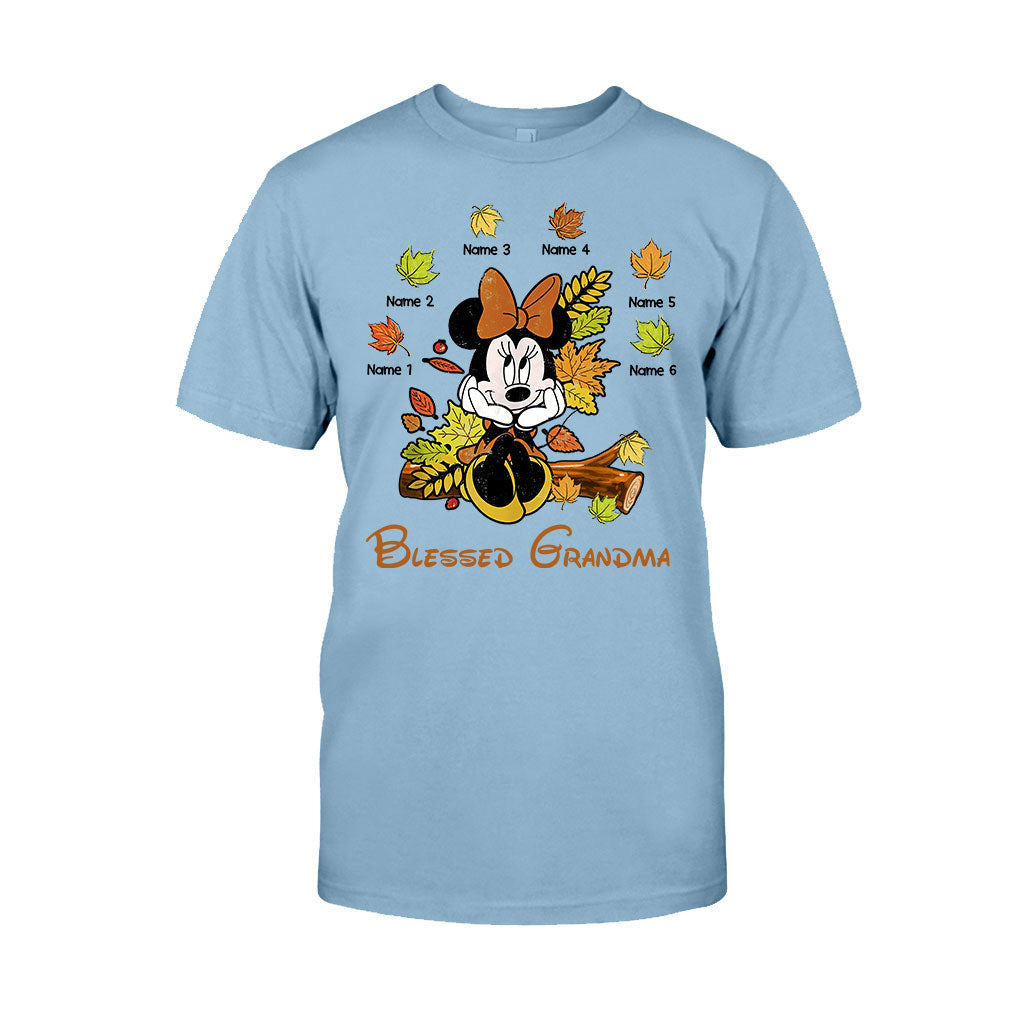 Personalized Blessed Grandma T-Shirt & Hoodie with Custom Names T-shirt & Hoodie GradoCreations